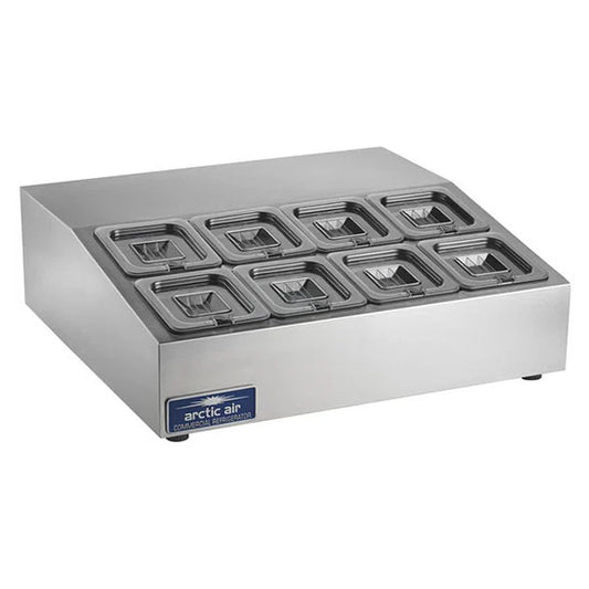 Arctic Air ACP8SQ 8 Pan Compact Countertop Prep Station