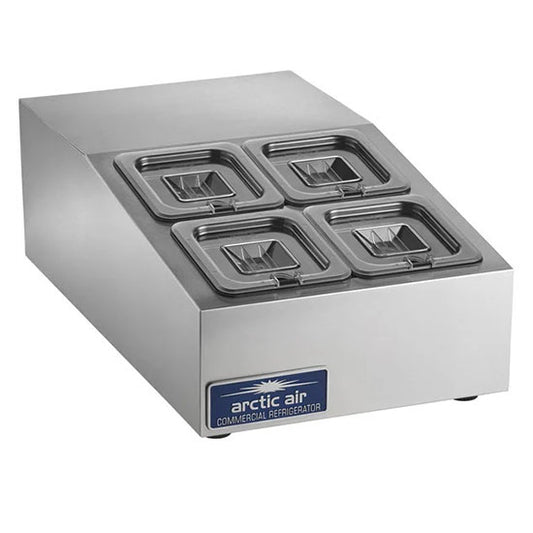 Arctic Air ACP4SQ 4 Pan Compact Countertop Prep Station