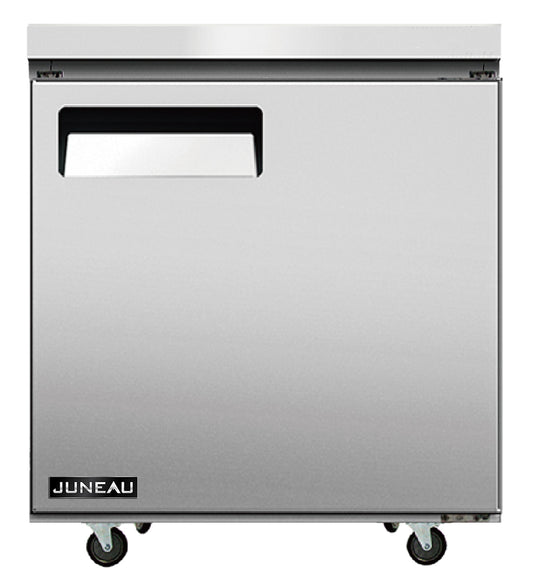 Juneau 27″ Undercounter Freezer Single Door Stainless Steel, 3.4 cu.ft. Capacity, 115 V, 780 W