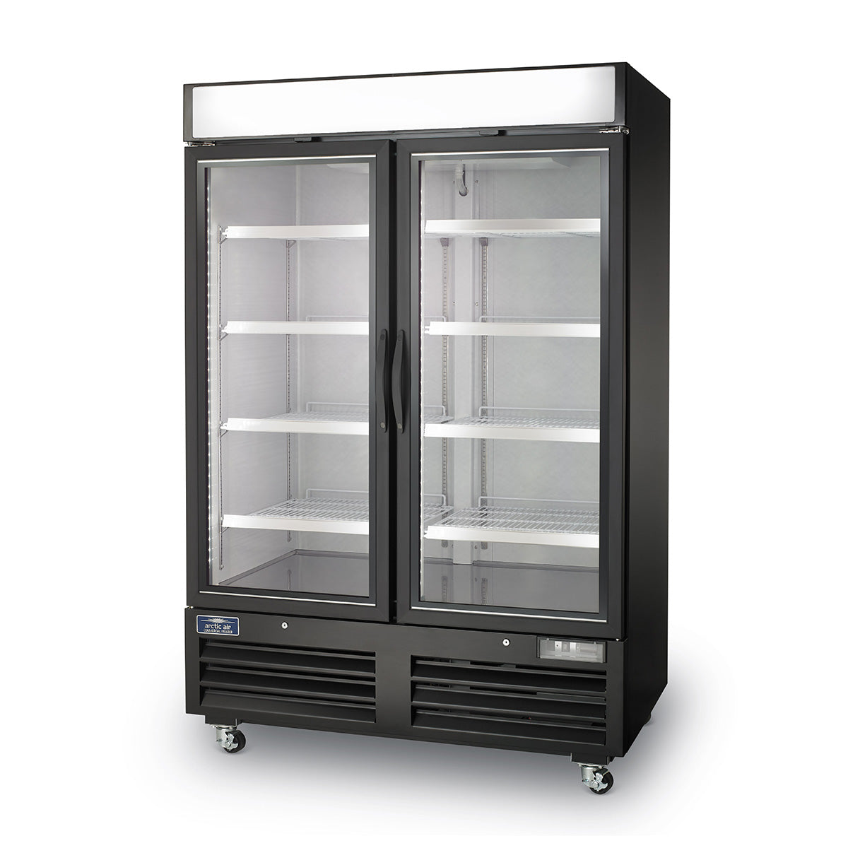 Arctic Air AFGDM49 Two Door Glass Reach-In Merchandiser Freezer