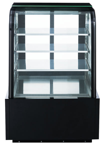 Dukers DDM36R-CB Curve Glass Bakery Cases