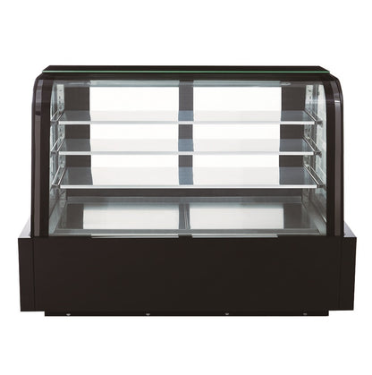 Dukers DDM72R-CB Curve Glass Bakery Cases