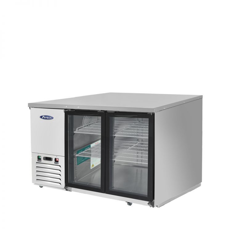 Atosa MBB48GGR 48'' Glass Door Back Bar Cooler