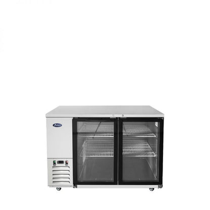 Atosa MBB59GGR 59'' Glass Door Back Bar Cooler