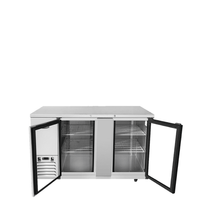 Atosa MBB69GGR 69'' Glass Door Back Bar Cooler