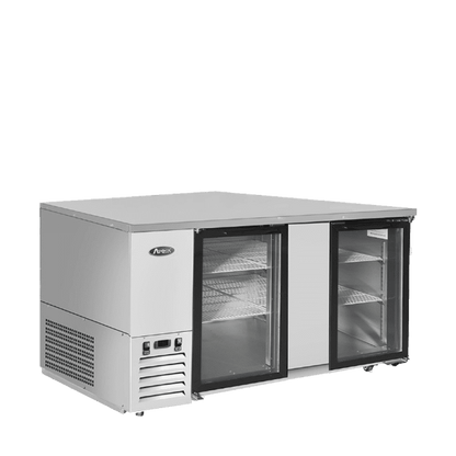 Atosa MBB69GGR 69'' Glass Door Back Bar Cooler