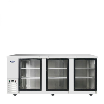 Atosa MBB90GGR 48'' Glass Door Back Bar Cooler