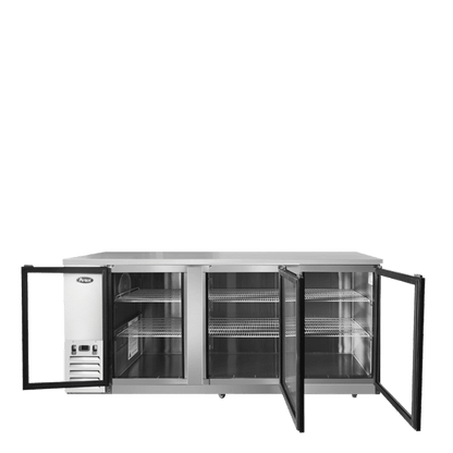 Atosa MBB90GGR 48'' Glass Door Back Bar Cooler