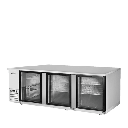 Atosa MBB90GGR 48'' Glass Door Back Bar Cooler