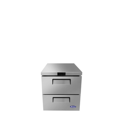 Atosa MGF8415GR 27'' Two-Drawer Undercounter Refrigerator