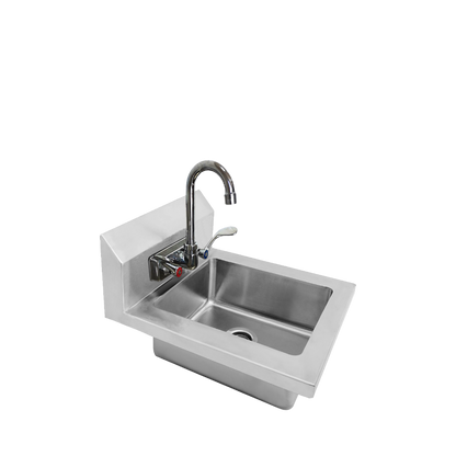 Atosa MRS-HS-14 (W) Hand Sink with Wrist Blade Handle with 8'' Backsplash