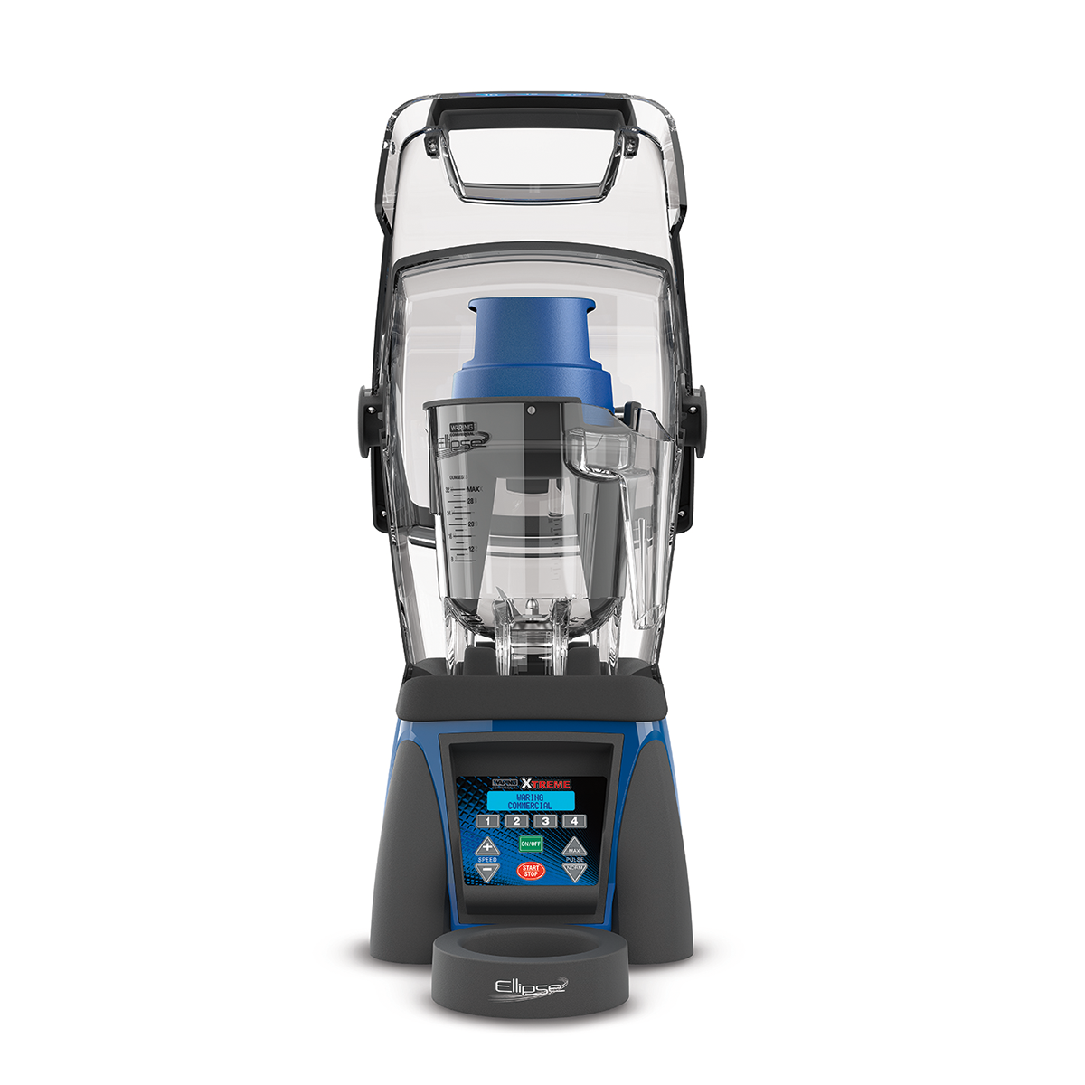 Waring MXE2000 3.5 HP Ellipse Blender w/ LCD Display, Programmable, 32 oz. Copolyester Container & Sound Enclosure