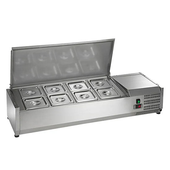 Arctic Air ACP48 8 Pan Refrigerated Countertop Prep Station