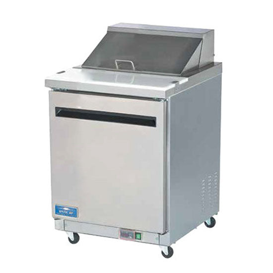 Arctic Air AMT28R Single Door Mega-Top Sandwich/Salad Prep Table