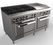 Venancio R602ST-36B24G Restaurant Series Elite Combo Ranges 36″ Burner 24" Griddle with Standard Oven