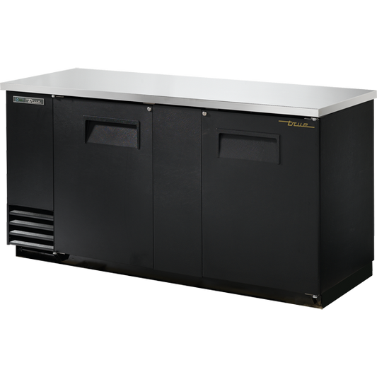 True TBB-3-HC Solid Swing Door Back Bar Cooler