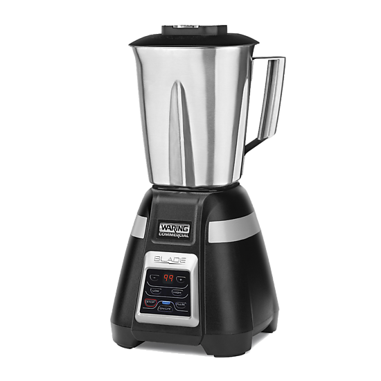 Waring BB340S 1 HP Bar Blender, 2-Speed/Pulse w/ Keypad Controls, 30-Second Timer and 48 oz. Stainless Steel Container