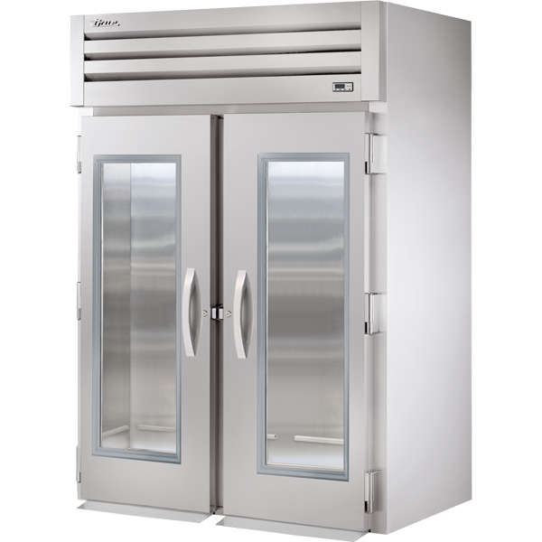 True STG2RRI-2G Roll-In Glass Swing Door Refrigerator