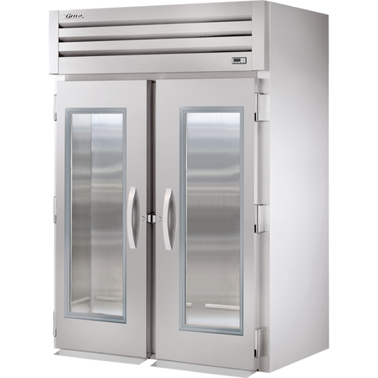 True STG2RRI-2G Roll-In Glass Swing Door Refrigerator