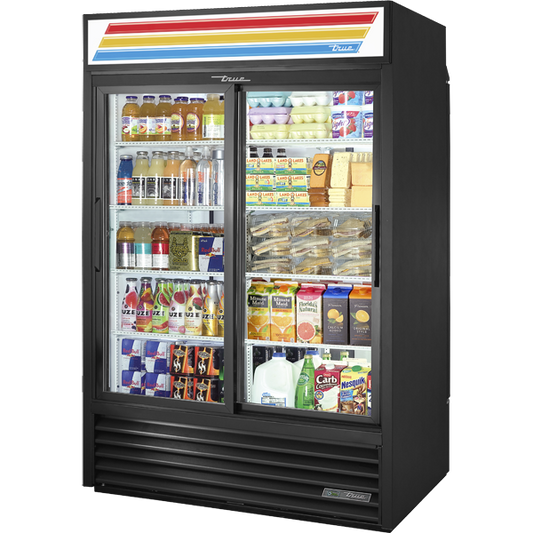 True GDM-47RL-HC-LD Slide Door Rear Load Refrigerator