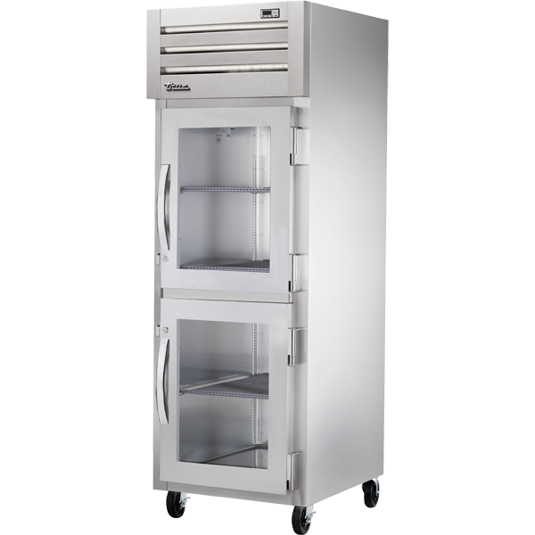 True STG1R-2HG-HC Reach-In Glass Half Swing Door Refrigerator