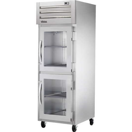 True STG1R-2HG-HC Reach-In Glass Half Swing Door Refrigerator