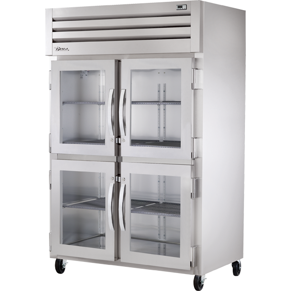 True STA2H-4HG Reach-In Glass Half Swing Door Heated Cabinet