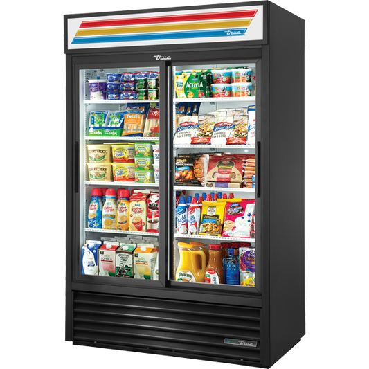 True GDM-45-HC-LD Slide Door Refrigerator