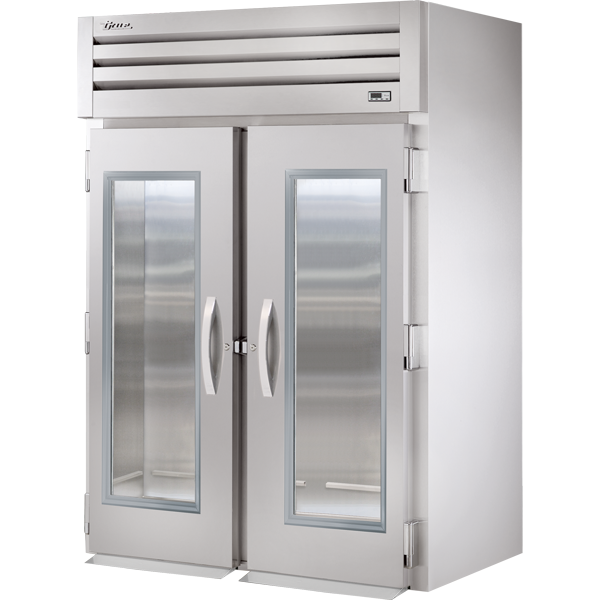 True STR2RRI-2G Roll-In Glass Swing Door Refrigerator