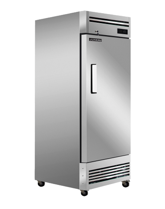 Juneau 27″ Reach-in Refrigerator Single Door Stainless Steel 18 cu.ft. Capacity, 115 V, 410 W