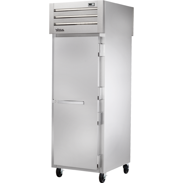 True STG1RPT-1S-1S-HC Pass-Thru Solid Front/Solid Rear Swing Doors Refrigerator