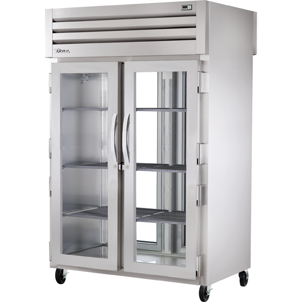 True STG2RPT-2G-2G-HC Pass-Thru Glass Front/Glass Rear Swing Doors Refrigerator