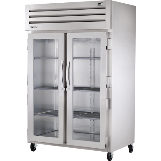 True STA2H-2G Reach-In Glass Swing Door Heated Cabinet