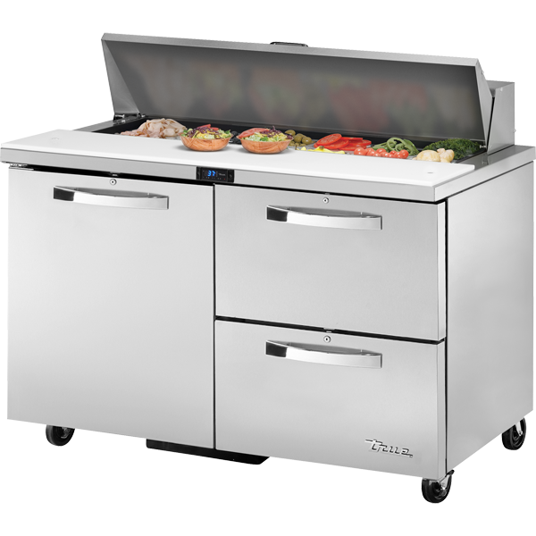 True TSSU-48-12D-2-HC~SPEC3 Sandwich/Salad Unit with Door/Drawers Spec Package 3