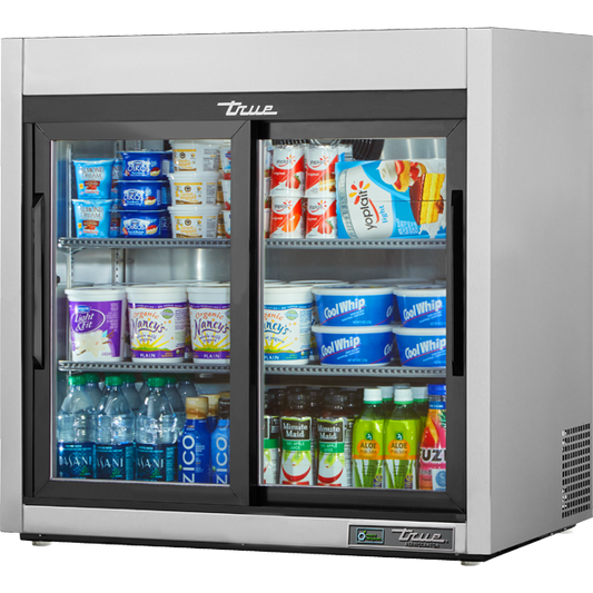 True TSD-09G-HC-LD Reach-In Glass Slide Door Refrigerator