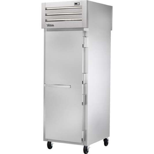 True STA1HPT-1S-1S Pass-Thru Solid Front/Solid Rear Swing Doors Heated Cabinet