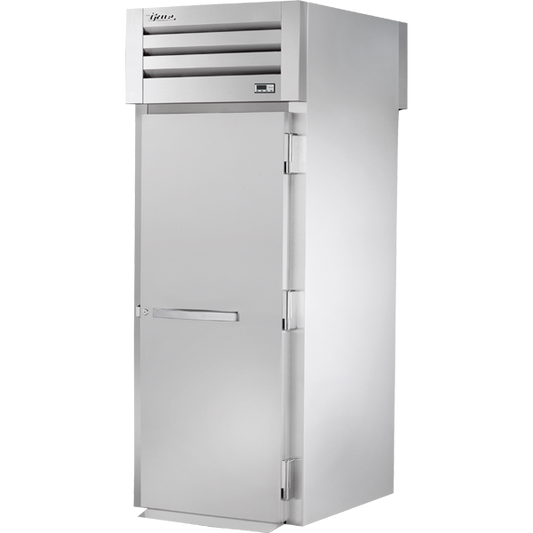 True STG1HRT-1S-1S Roll-Thru Solid Swing Door Heated Cabinet