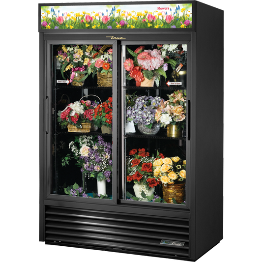 True GDM-47FC-HC-LD Glass Door Floral Case