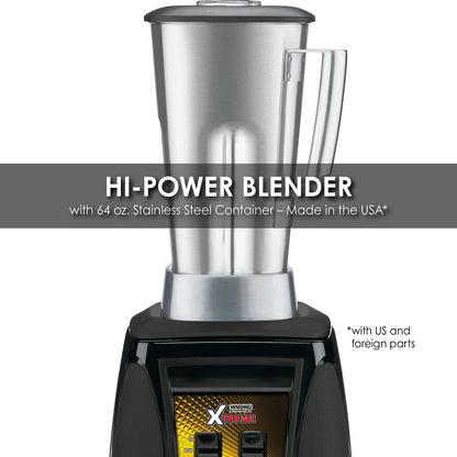 Waring MX1000XTS 3.5 HP Blender w/ Paddle Switches & 64 oz. Stainless Steel Container