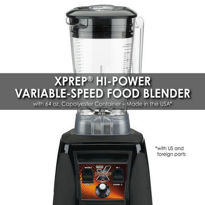 Waring MX1200XTX 3.5 HP Blender w/ Variable Speed Dial Controls & 64 oz. BPA-Free Copolyester Container