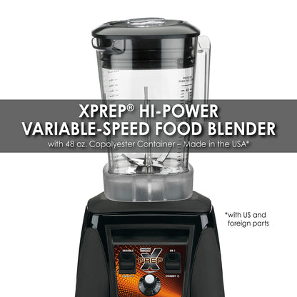 Waring MX1200XTXP 3.5 HP Blender w/ Variable Speed Dial Controls & 48 oz. BPA-Free Copolyester Container