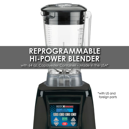 Waring MX1300XTX 3.5 HP Blender w/LCD Display, Programmable & 64 oz. BPA-Free Copolyester Container