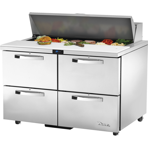 True TSSU-48-12D-4-HC~SPEC3 Sandwich/Salad Unit with Drawers Spec Package 3