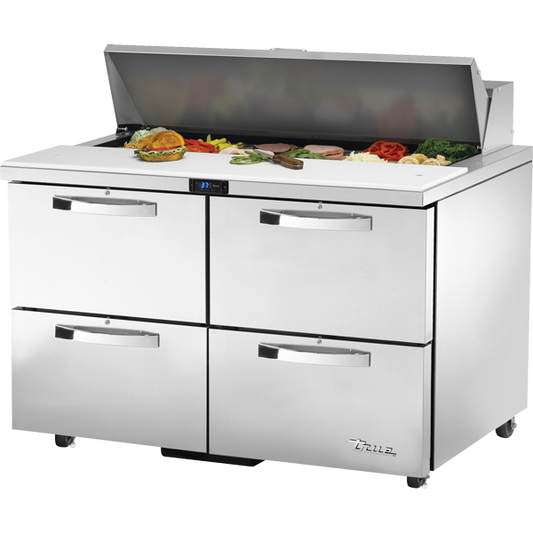 True TSSU-48-12D-4-HC~SPEC3 Sandwich/Salad Unit with Drawers Spec Package 3