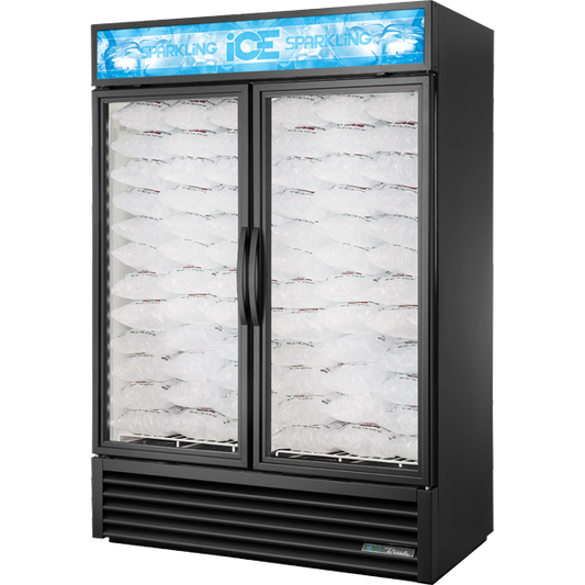 True GDIM-49NT-HC~TSL01 Glass Door Ice Freezer