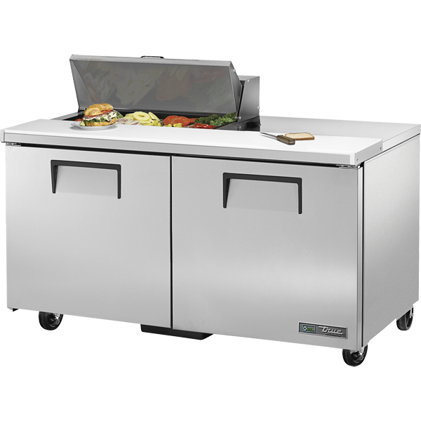 True TSSU-60-08-HC Solid Door Sandwich/Salad Unit