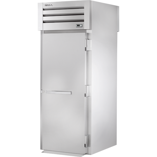 True STR1RRT89-1S-1S Roll-Thru Solid Swing Door 89" High Refrigerator