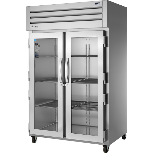 True STG2R-2G-HC Reach-In Glass Swing Door Refrigerator