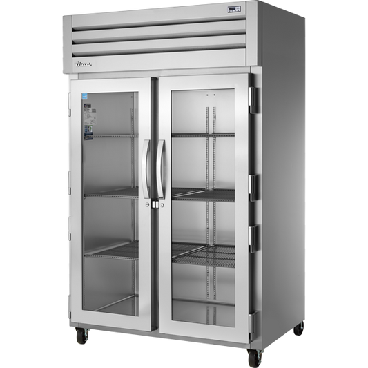 True STG2R-2G-HC Reach-In Glass Swing Door Refrigerator