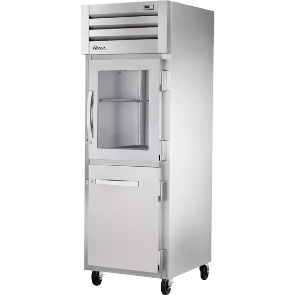 True STR1R-1HG/1HS-HC Reach-In Combination Half Swing Door Refrigerator